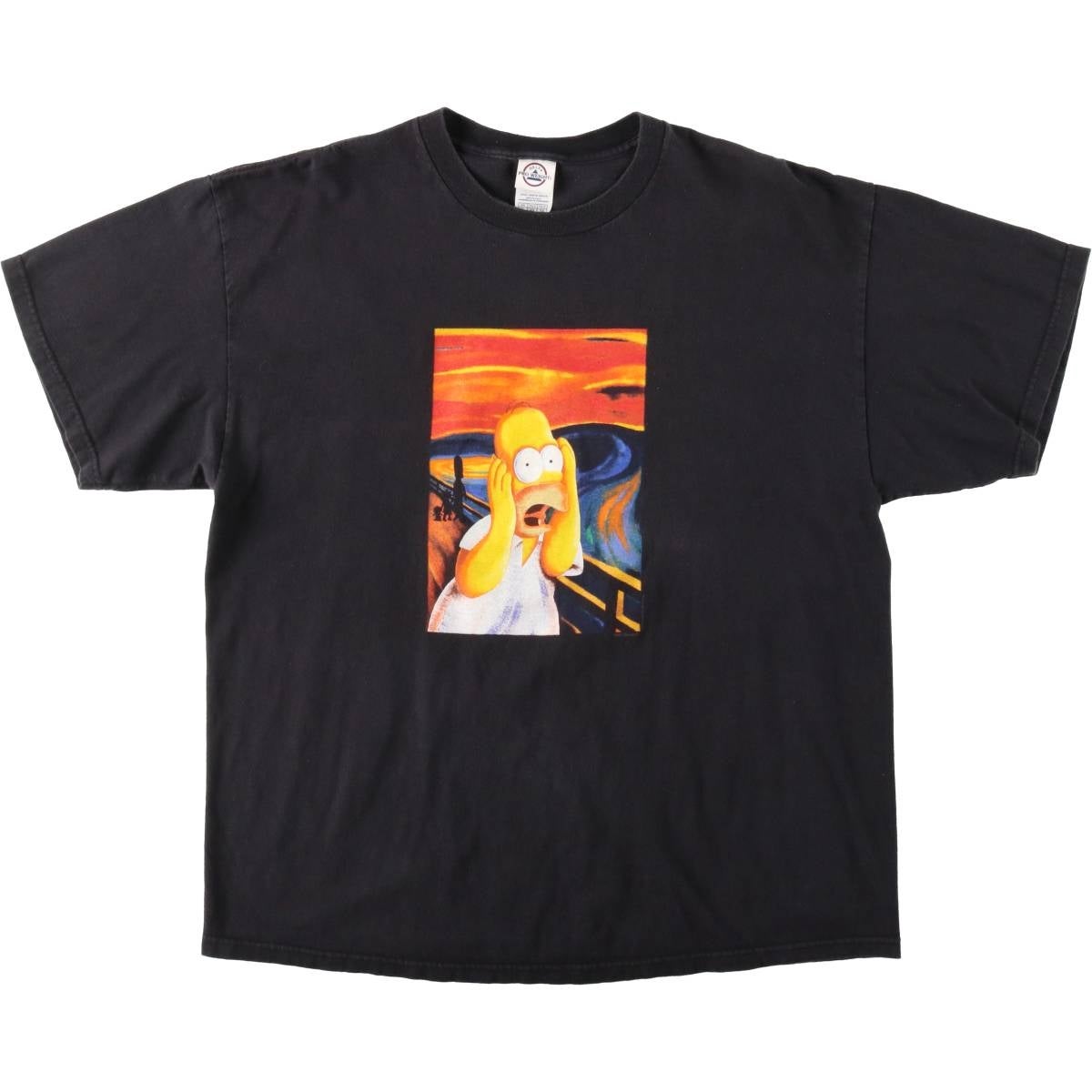 デルタ　シンプソンズ　Tシャツ 古着 00年代 デルタ DELTA THE SIMPSONS シンプソンズ パロディ