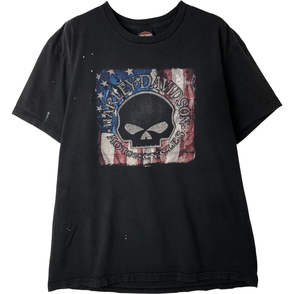 古着 ハーレーダビッドソン Harley-Davidson ドクロ柄 スカル柄