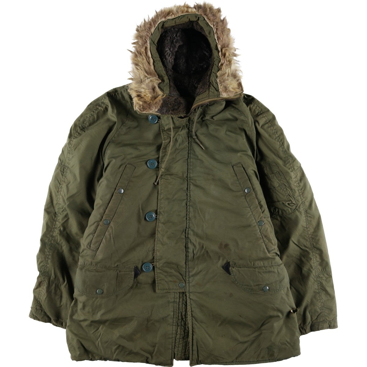 古着 50～60年代 米軍実品 N-3B ミリタリー フライトジャケット USA製