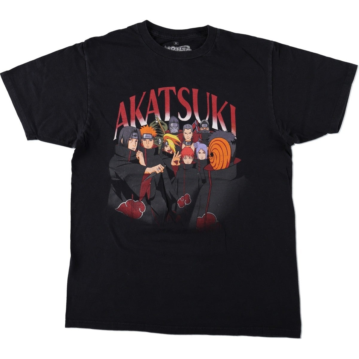 PRIMITIVE NARUTO AKATSUKI Tシャツ　暁　ナルト 古着 00年代 プリミティブ Primitive NARUTO ナルト 暁 アニメ