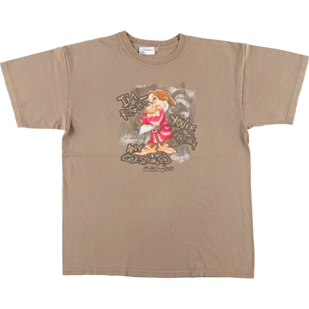 古着 00年代 ディズニー WALT DISNEY World 白雪姫と七人のこびと