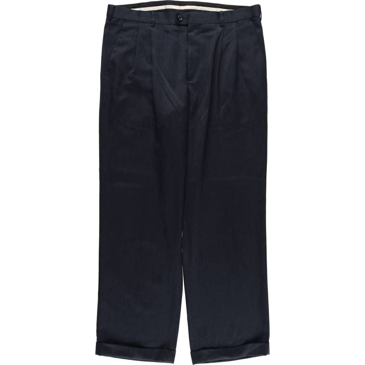 古着 ペリーエリス PERRY ELLIS PORTFOLIO ツータック スラックス