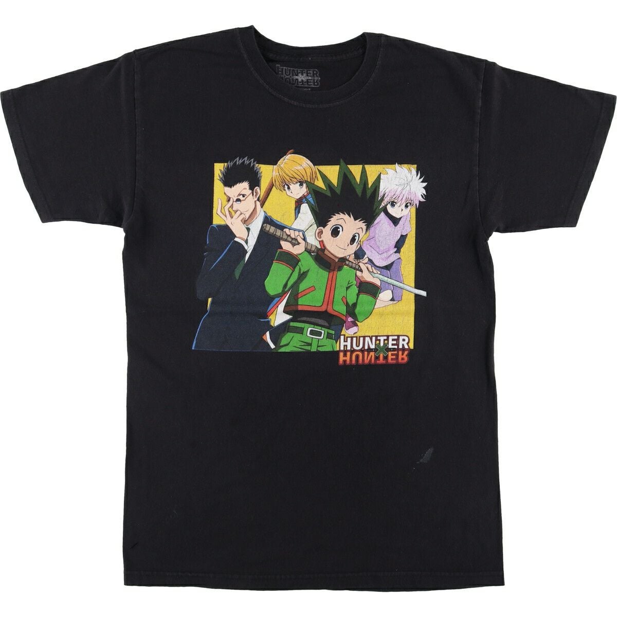 古着 HUNTER×HUNTER ハンターハンター フェイタンポートオ ドクロ柄