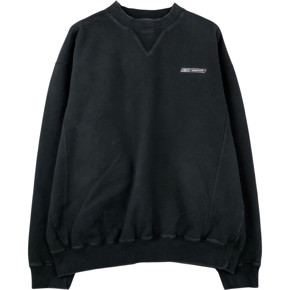 古着 90年代 リーボック Reebok モックネック スウェットシャツ