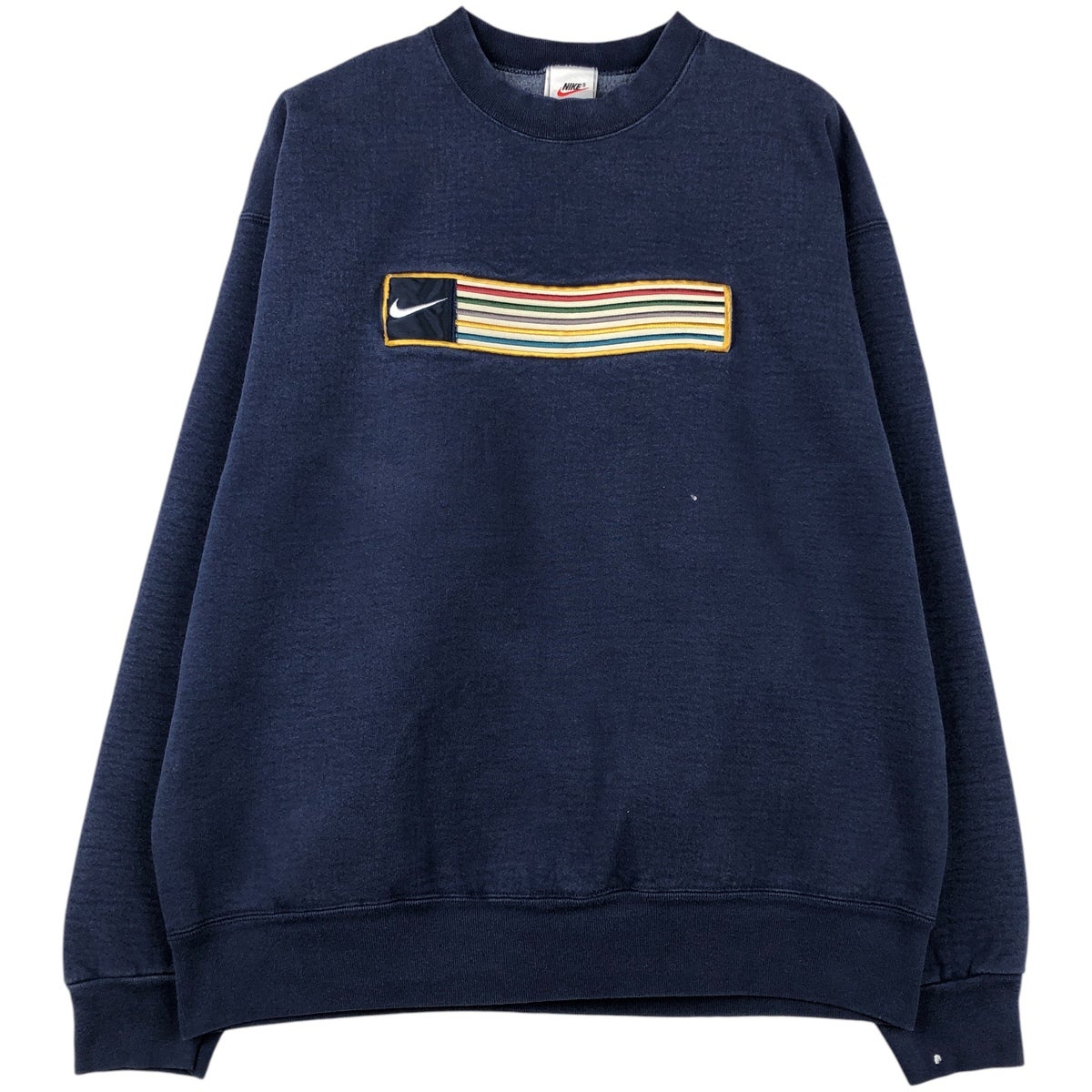 古着 90年代 ナイキ NIKE ワンポイントロゴスウェットシャツ