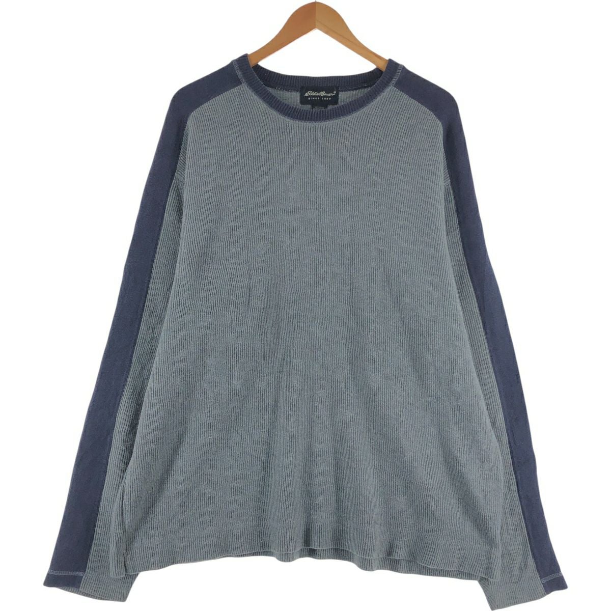 古着 90年代 エディーバウアー Eddie Bauer ヘンリーネック コットン