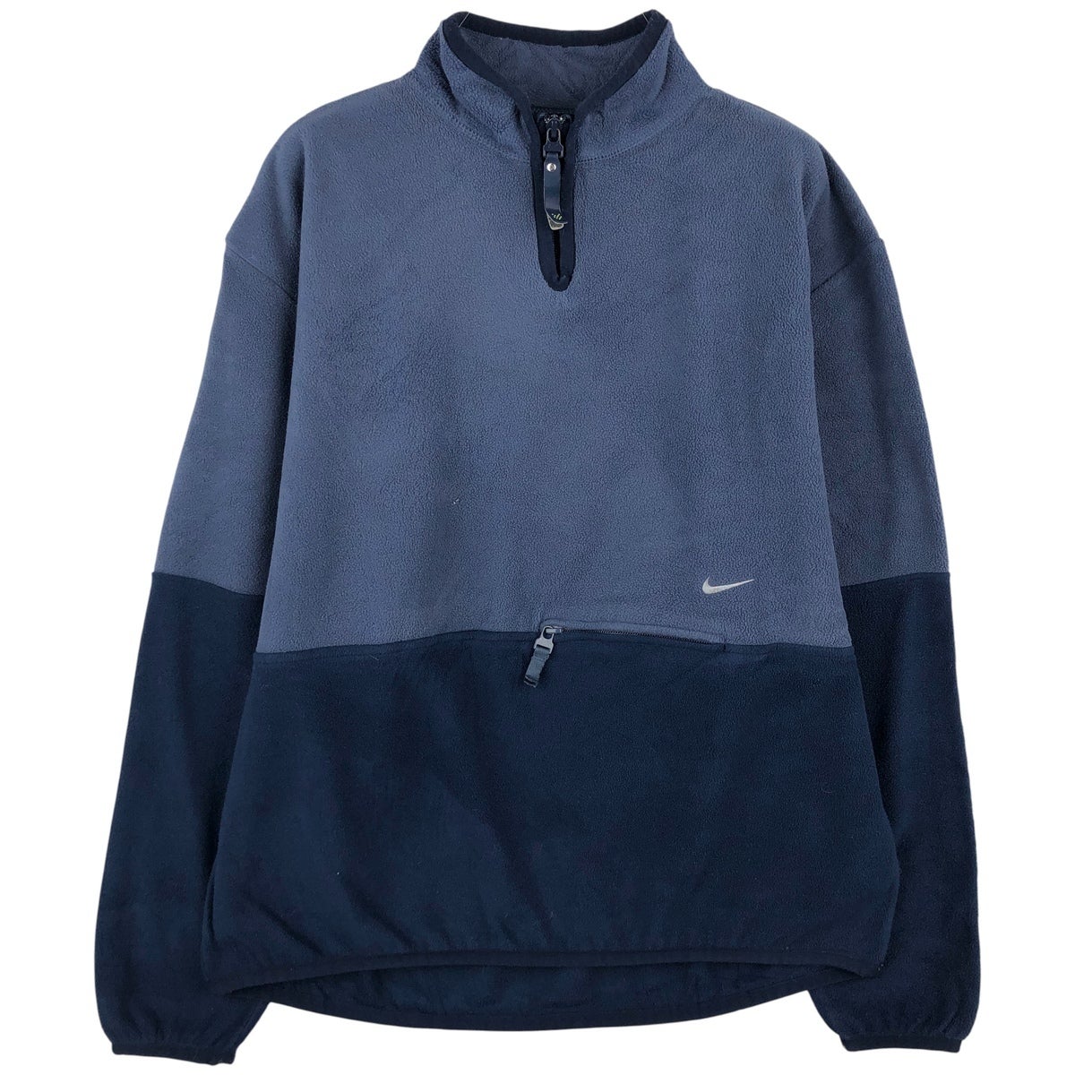 古着 00年代 ナイキ NIKE ハーフジップ フリースプルオーバー メンズL