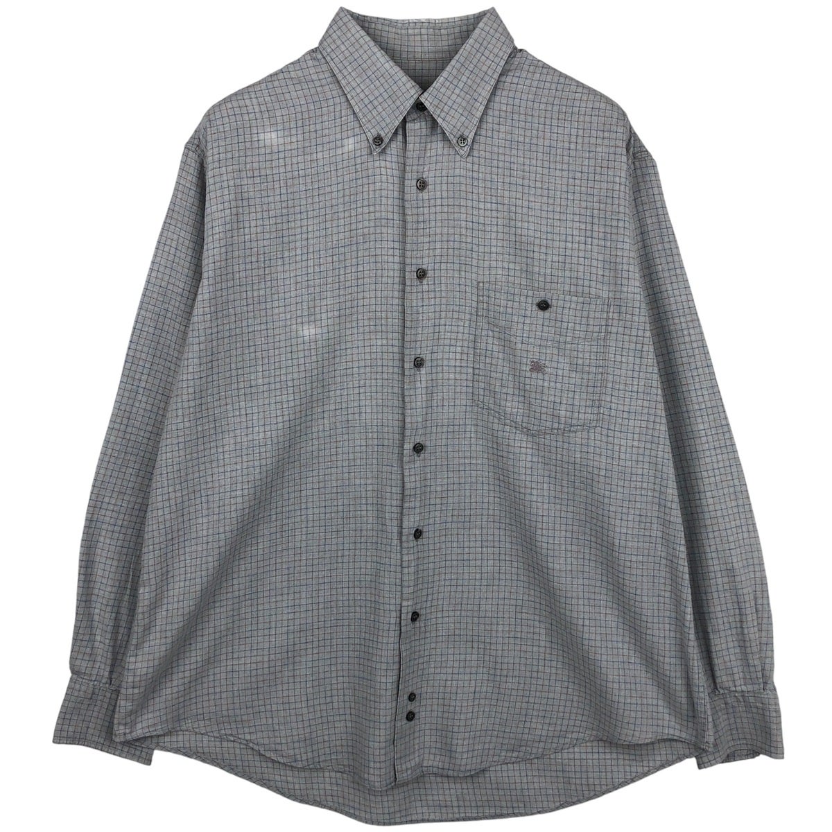 Burberrys’ バーバリーズ 長袖 チェックシャツ OLD Burberrys' ヴィンテージ レディース TOPS BURBERRY - Burberrys' バーバリーズ 長袖 チェックシャツ OLD