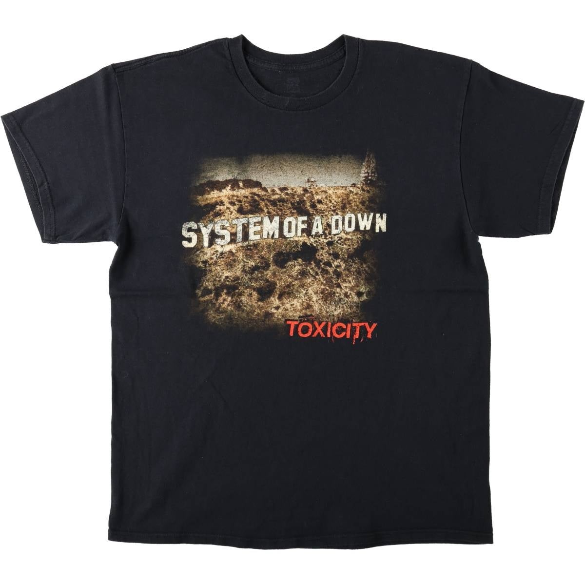 古着　Tシャツ　バンドTシャツ　System Of A Down 黒 古着 テネシー リバー TENNESSEE RIVER System of a Down システムオブ