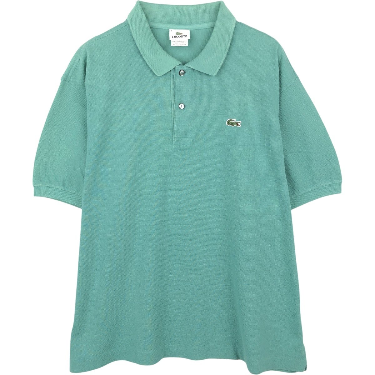 古着 90年代 ラコステ LACOSTE フランス企画 半袖 ポロシャツ 7 メンズ