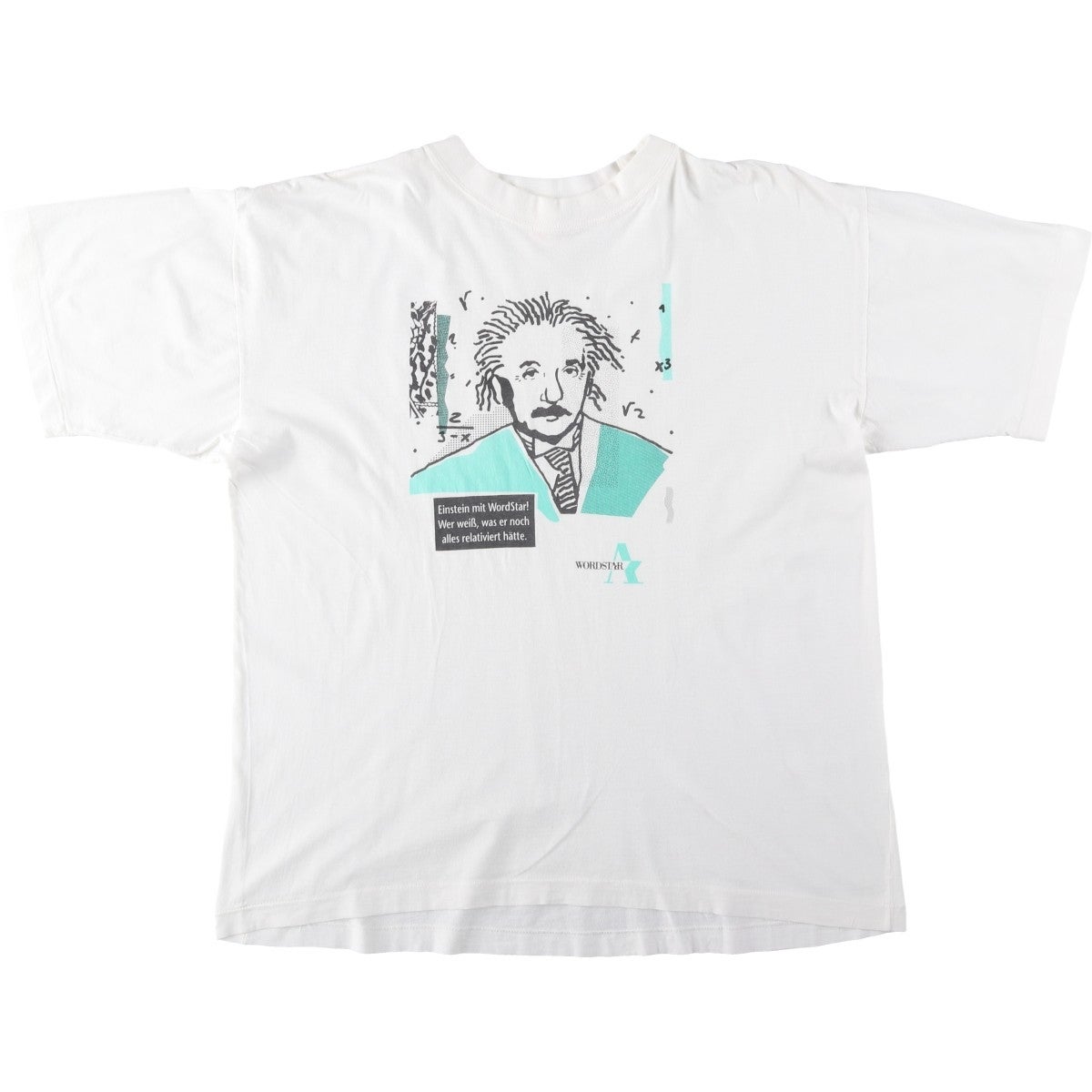 古着 90年代 EINSTEIN アインシュタイン 偉人Tシャツ メンズXXL相当
