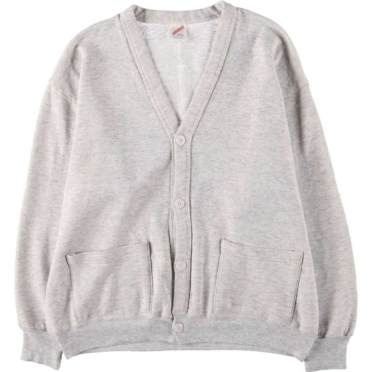 古着 90年代 ジャージーズ Jerzees スウェット カーディガン USA製