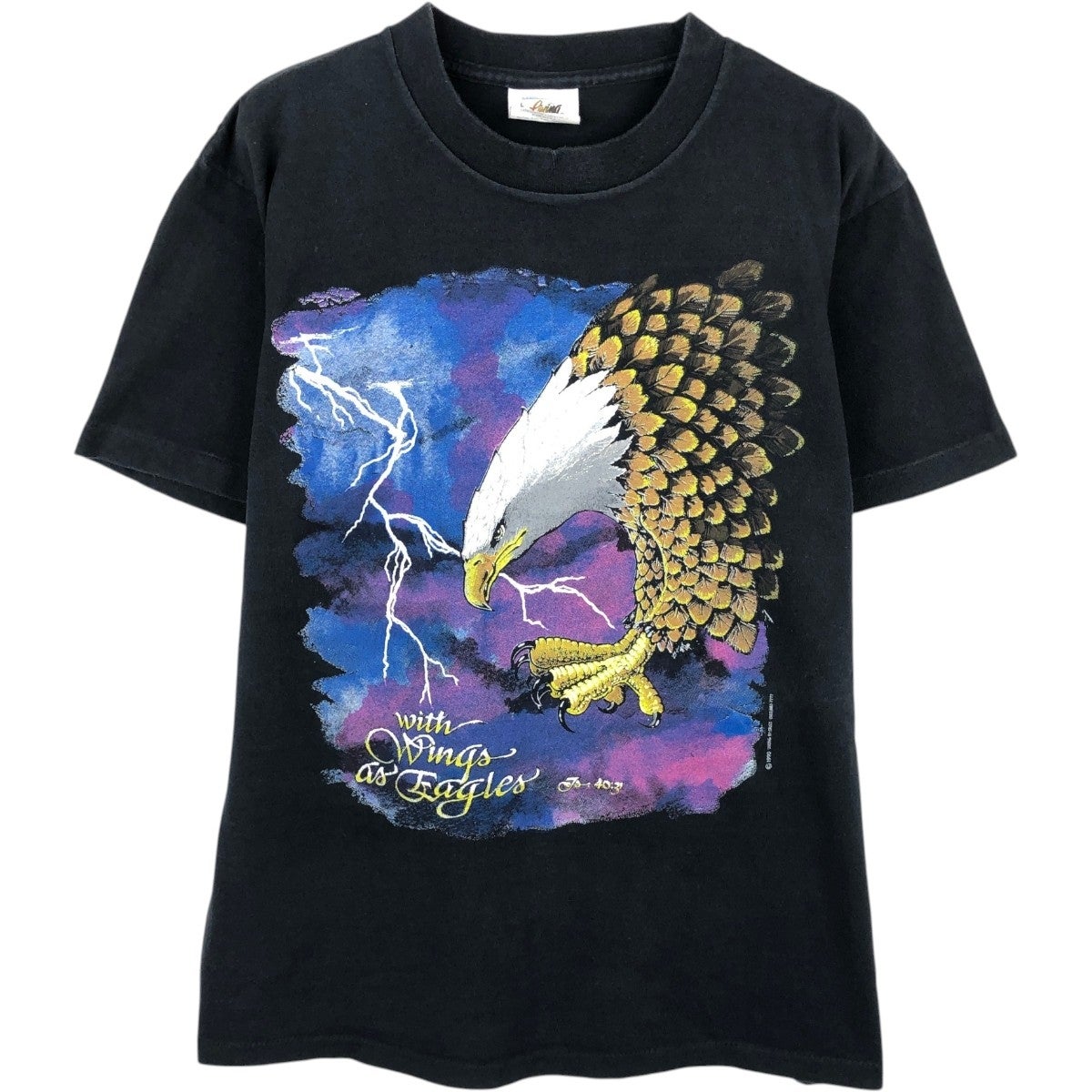 古着 90年代 Living EPISTLES 鷲柄 イーグル柄 アニマルTシャツ USA製