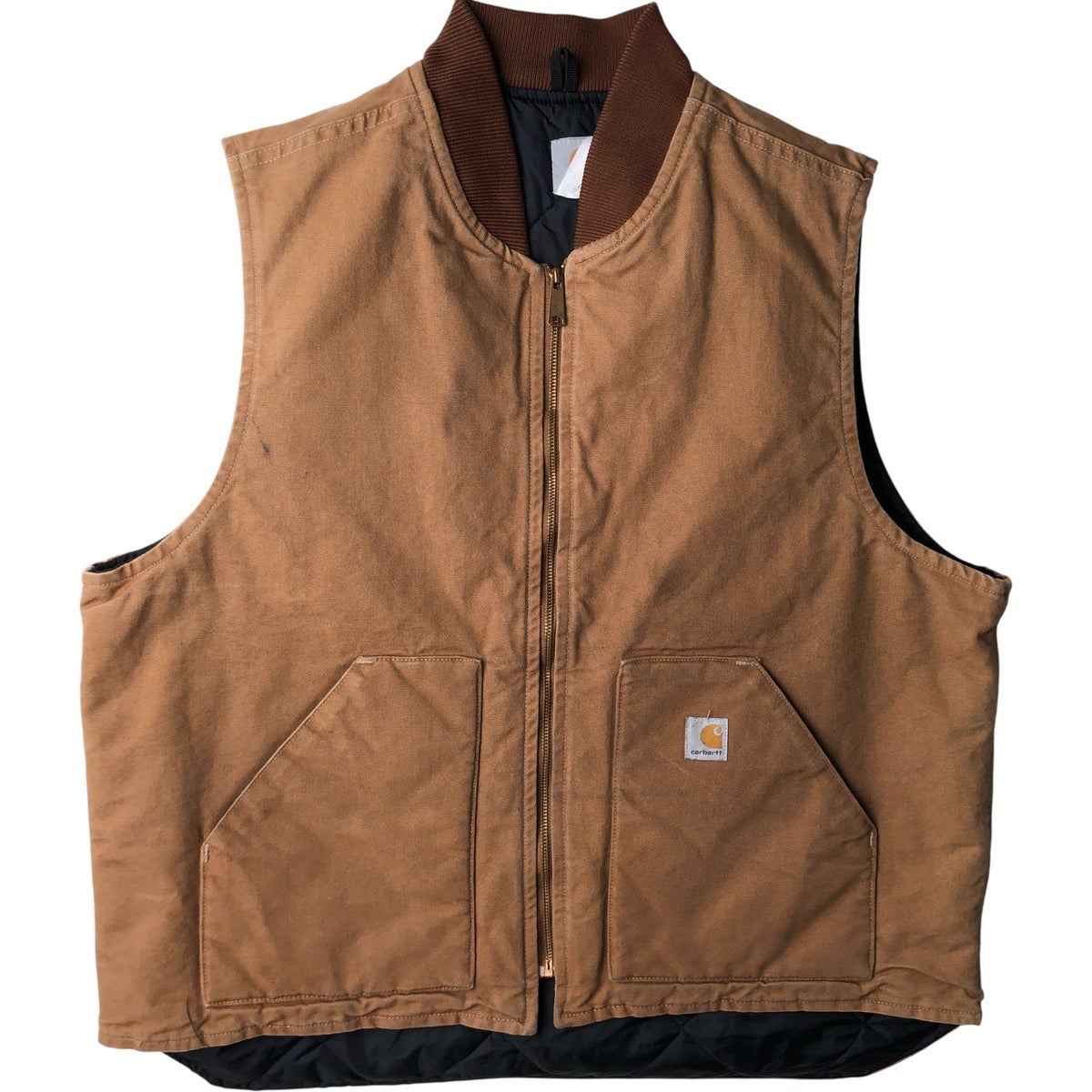古着 カーハート Carhartt クラシックベスト ダックベスト メンズXL