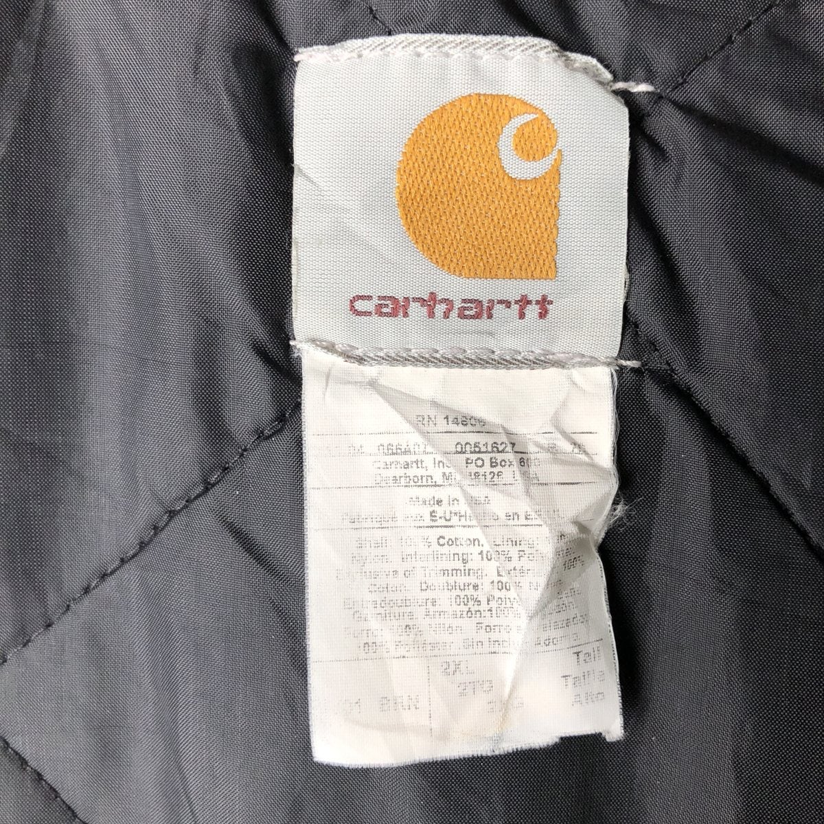 古着 カーハート Carhartt クラシックベスト ダックベスト メンズXXL