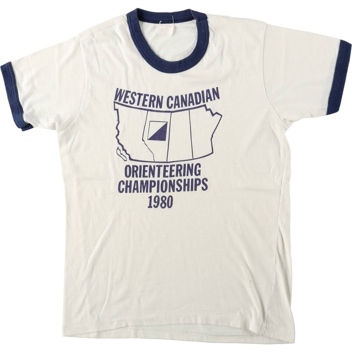 古着 80年代 USMC アメリカ海兵隊 プリントTシャツ メンズS相当