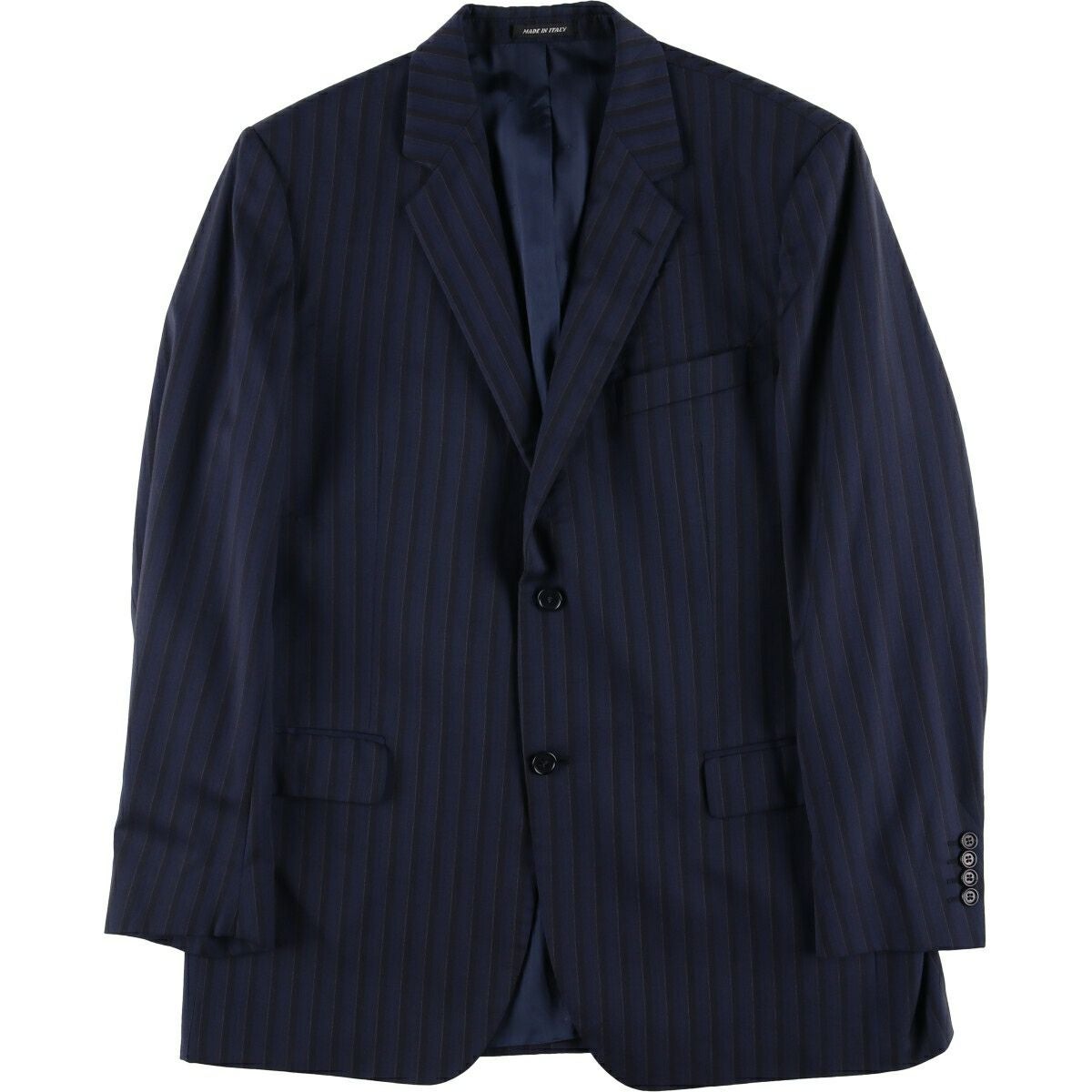 古着 イヴサンローラン Yves Saint Laurent ストライプ柄 ウール