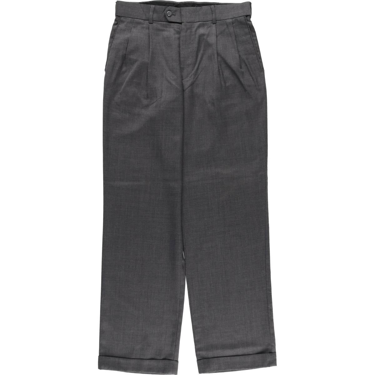 古着 ノードストローム NORDSTROM ツータック シルク×ウール