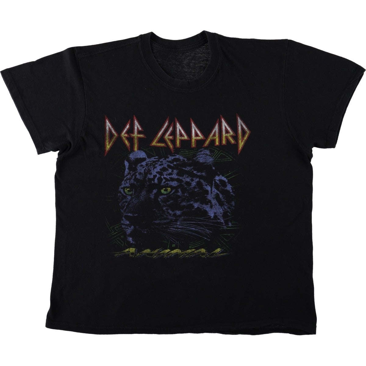 古着 DEF LEPPARD デフレパード レオパード柄 ヒョウ柄 バンドTシャツ