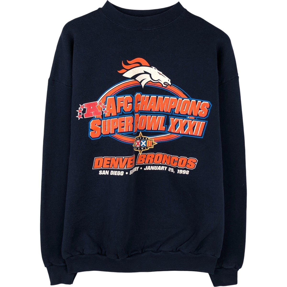古着 90年代 SPORT NFL DENVER BRONCOS デンバーブロンコス Vネック 五