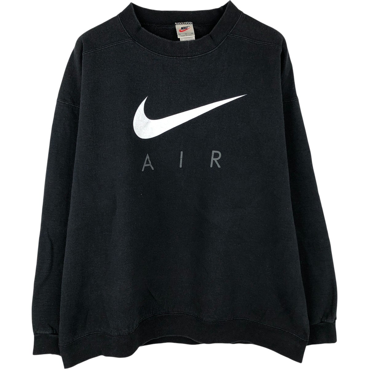 古着 90年代 ナイキ NIKE ワンポイントロゴスウェットシャツ