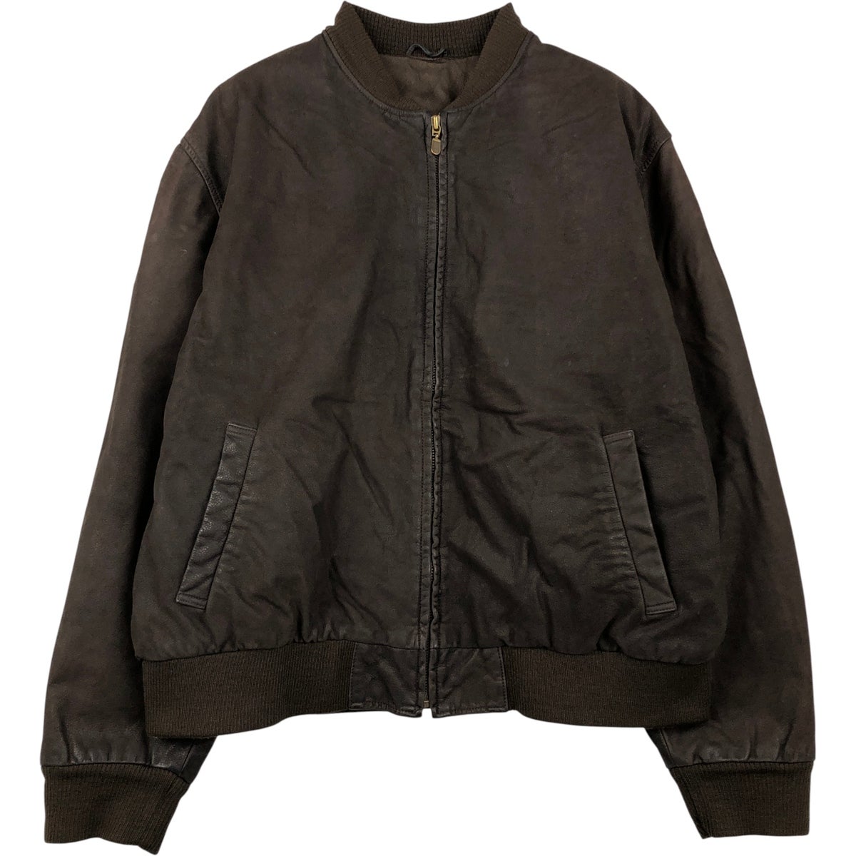 古着 ビッグサイズ セントマイケル St.Michael 総柄 モックネック