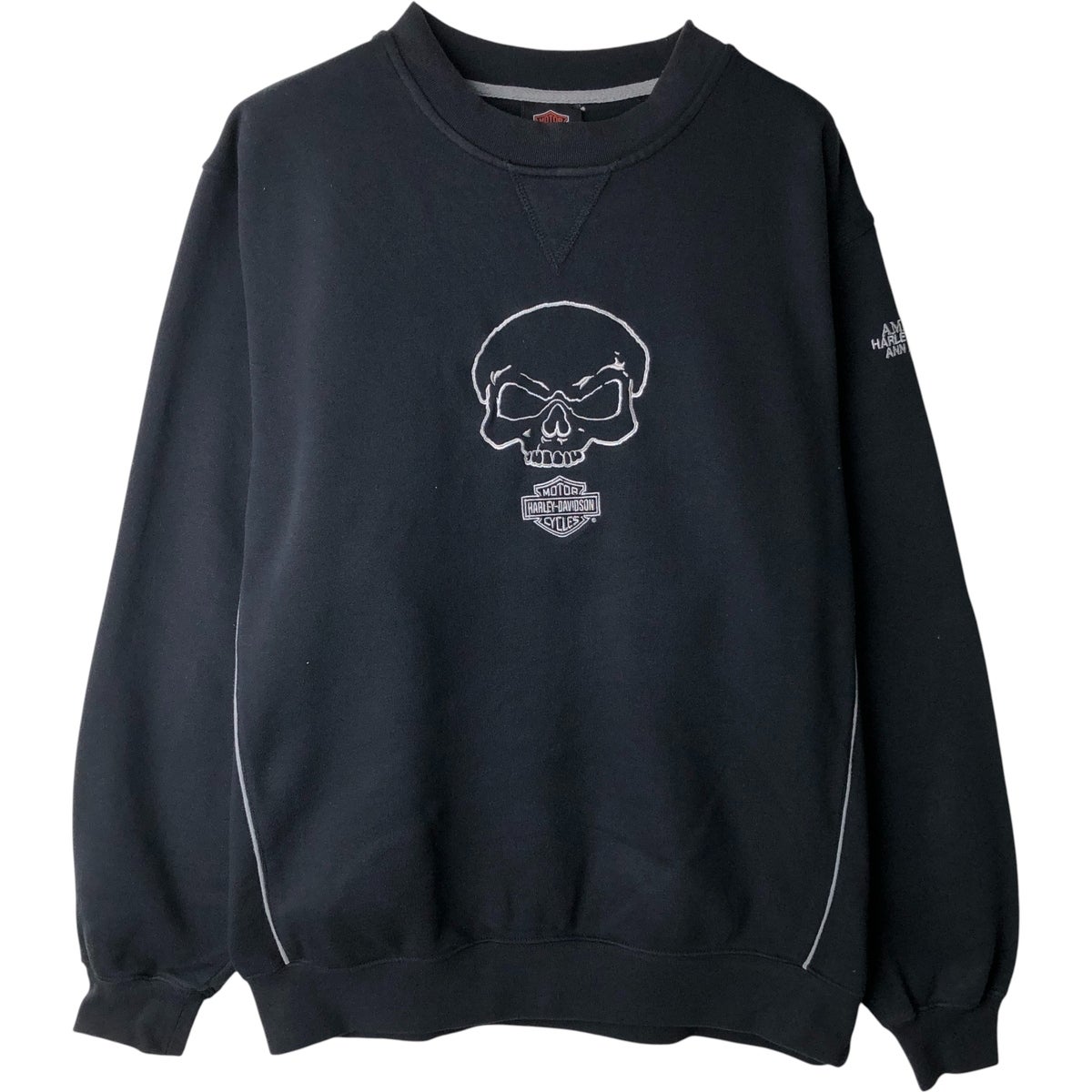 古着 ハーレーダビッドソン Harley-Davidson ドクロ柄 スカル柄