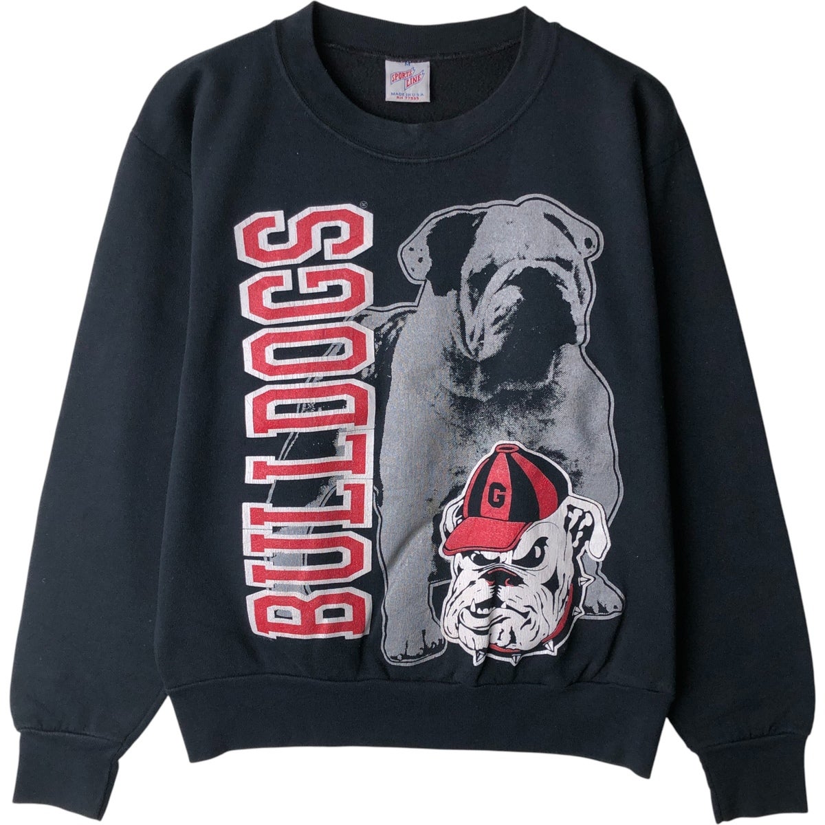 古着 SPORTS LINE カレッジ キャラクタースウェットシャツ トレーナー