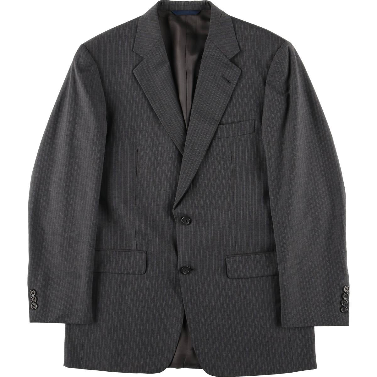 古着 バーバリー Burberry's BURBERRY LONDON ストライプ柄 ウールテーラードジャケット USA製 メンズM相当/evb032424 古着 バーバリー Burberrys BURBERRY LONDON ストライプ柄 ウール