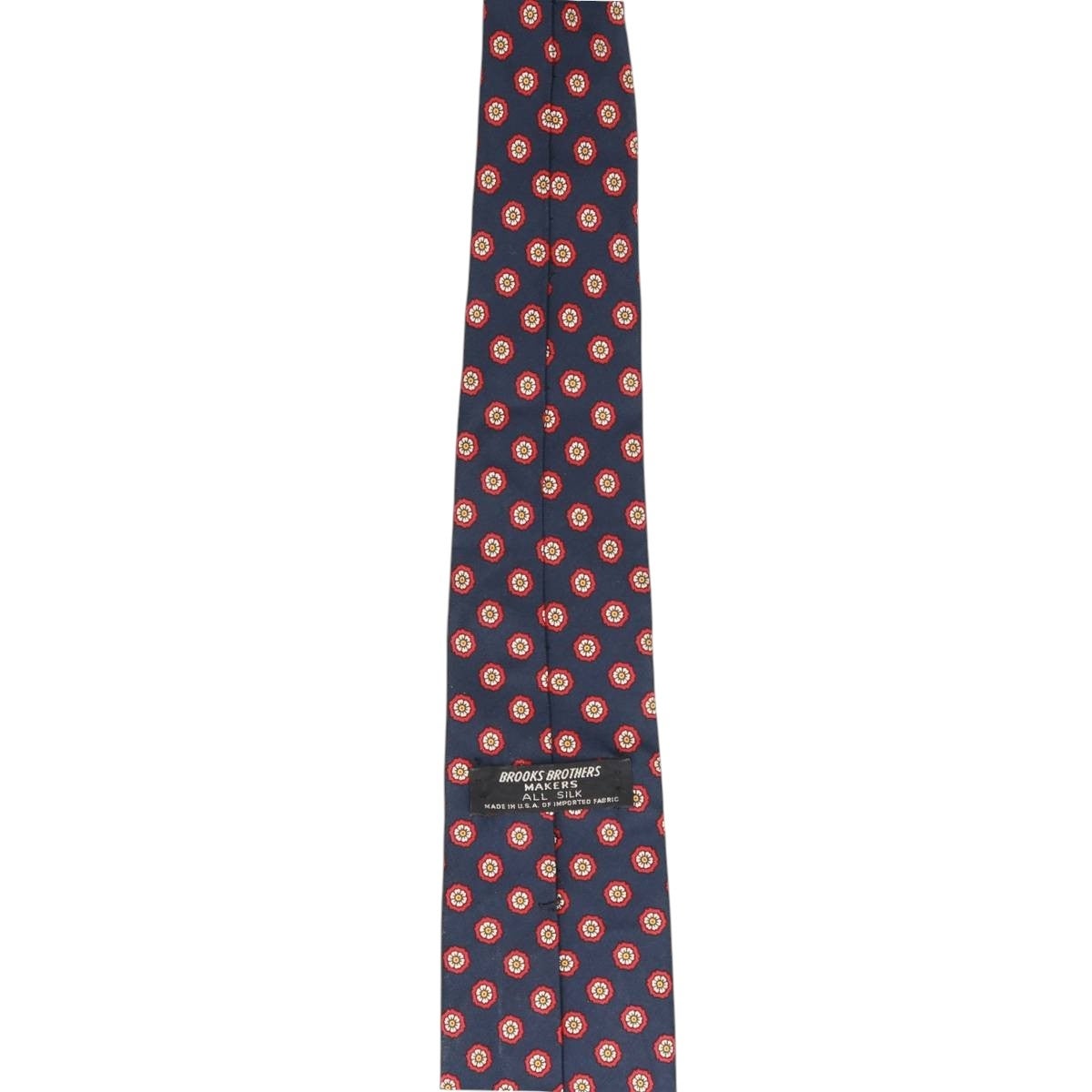 古着 ブルックスブラザーズ Brooks Brothers MAKERS 花柄 ネクタイ USA