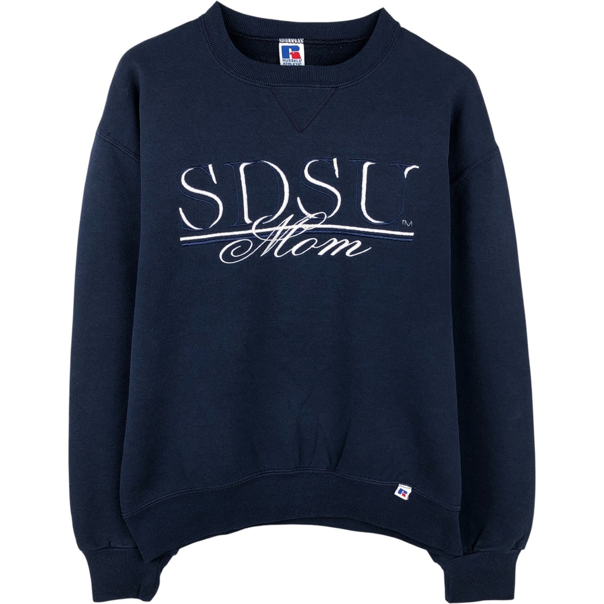 古着 ラッセル Russell ハーフジップスウェットシャツ トレーナー USA