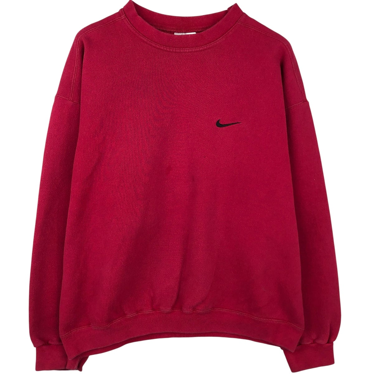 古着 ナイキ NIKE ワンポイントロゴスウェットシャツ トレーナー USA製