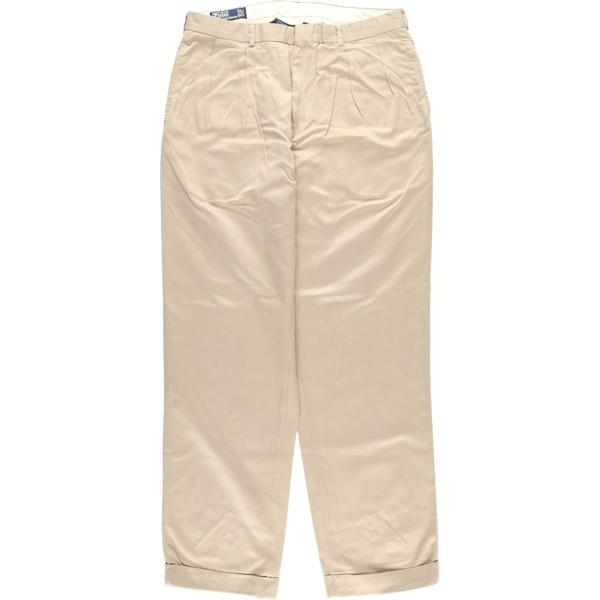 古着 ラルフローレン Ralph Lauren POLO by Ralph Lauren ツータック
