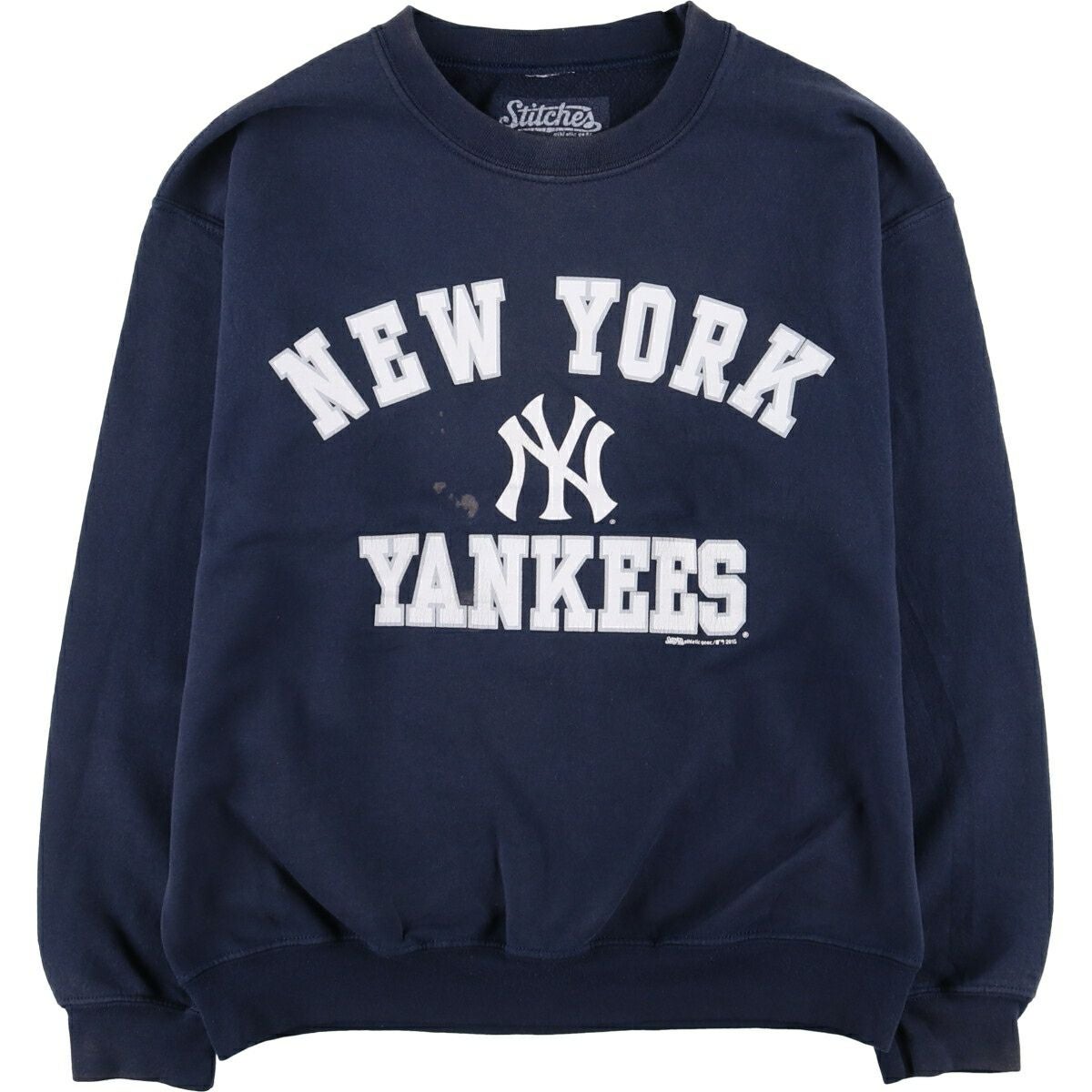 古着 MLB NEW YORK YANKEES ニューヨークヤンキース スポーツプリントT