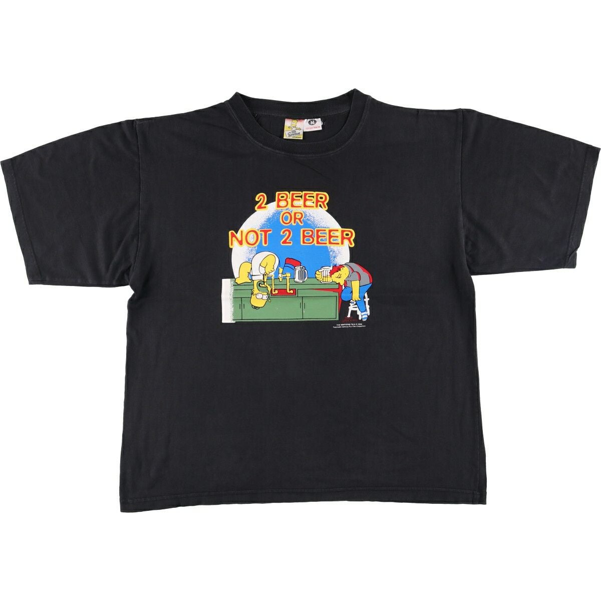 古着 90年代 THE SIMPSONS シンプソンズ キャラクタープリントTシャツ