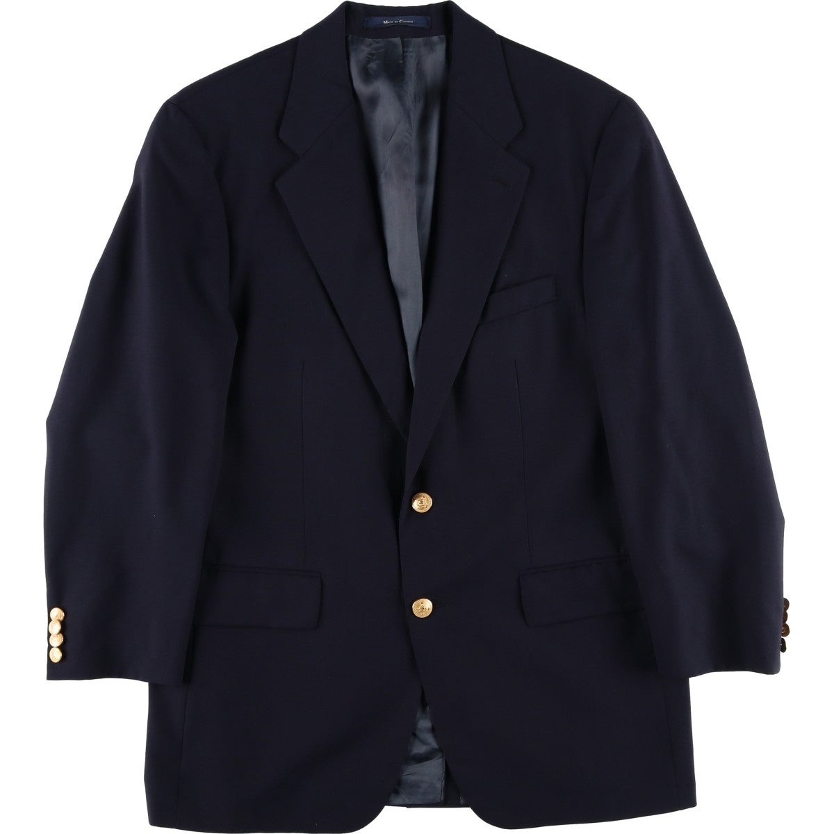 希少 ラルフローレン 90s サファリジャケット ヴィンテージ加工 濃紺 古着 90年代 ラルフローレン Ralph Lauren マオカラー サファリ