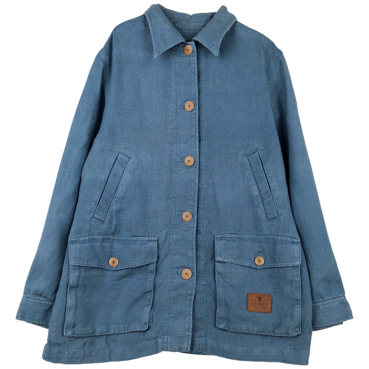 古着 ラルフローレン Ralph Lauren LAUREN ローレン リネンジャケット