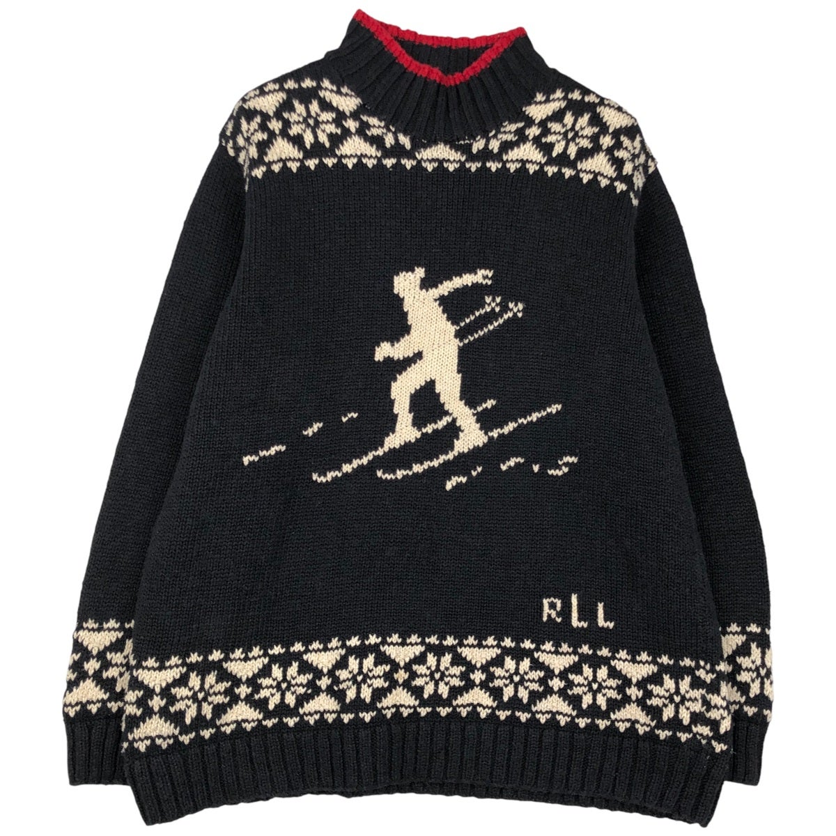 Polo by Ralph Lauren スキー柄ニットセーター L LAUREN Ralph Lauren 