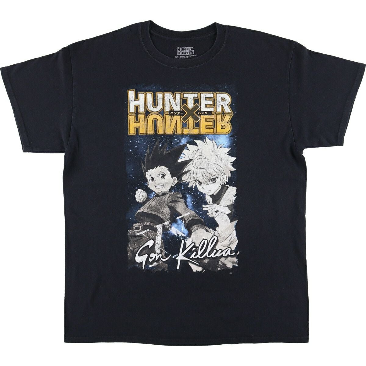 古着 HUNTER×HUNTER ハンターハンター アニメ キャラクタープリントT