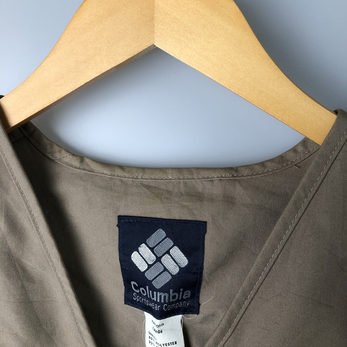 古着 80年代 コロンビア Columbia 紺タグ フィッシングベスト メンズL