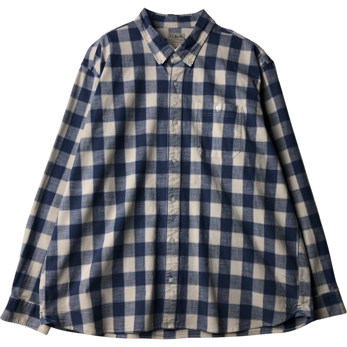 古着 バブアー Barbour TAILORED FIT 長袖 ボタンダウンチェックシャツ