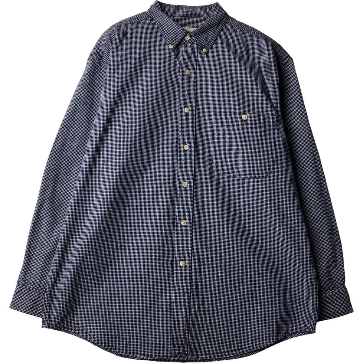 古着 エディーバウアー Eddie Bauer 長袖 ボタンダウンチェックシャツ メンズM相当/eaa573195 古着 エディーバウアー Eddie Bauer 長袖 ボタンダウンチェックシャツ