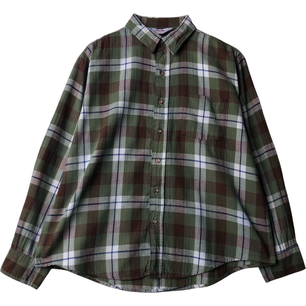 古着 90年代 ファイブブラザー Five Brother 長袖 フランネルチェック