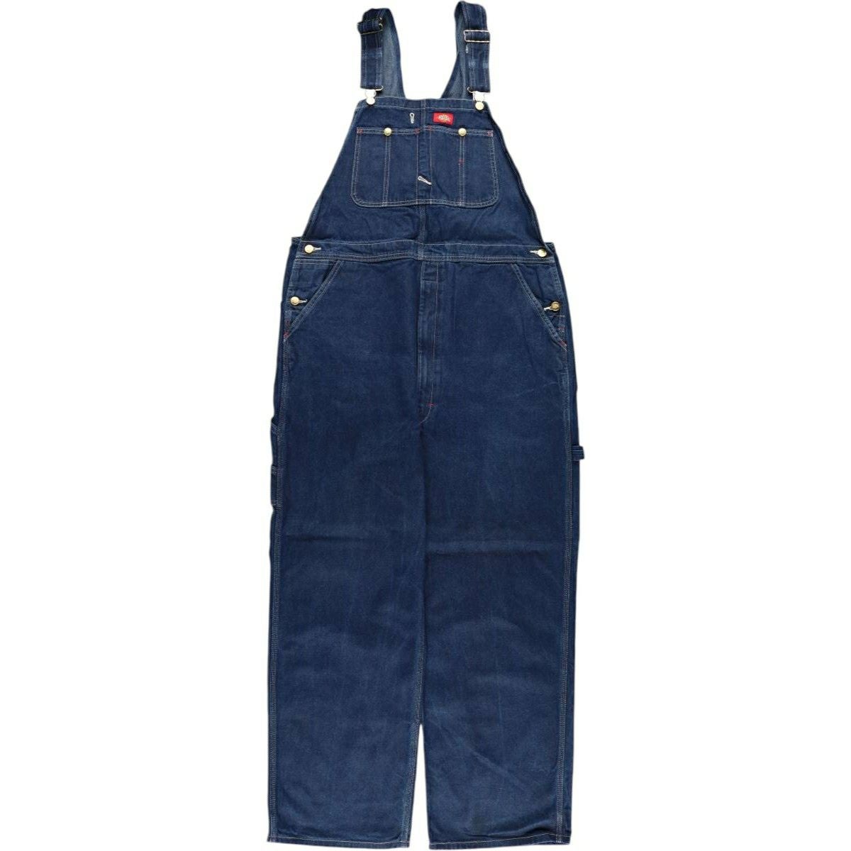 古着 ディッキーズ Dickies デニムオーバーオール メンズw36相当