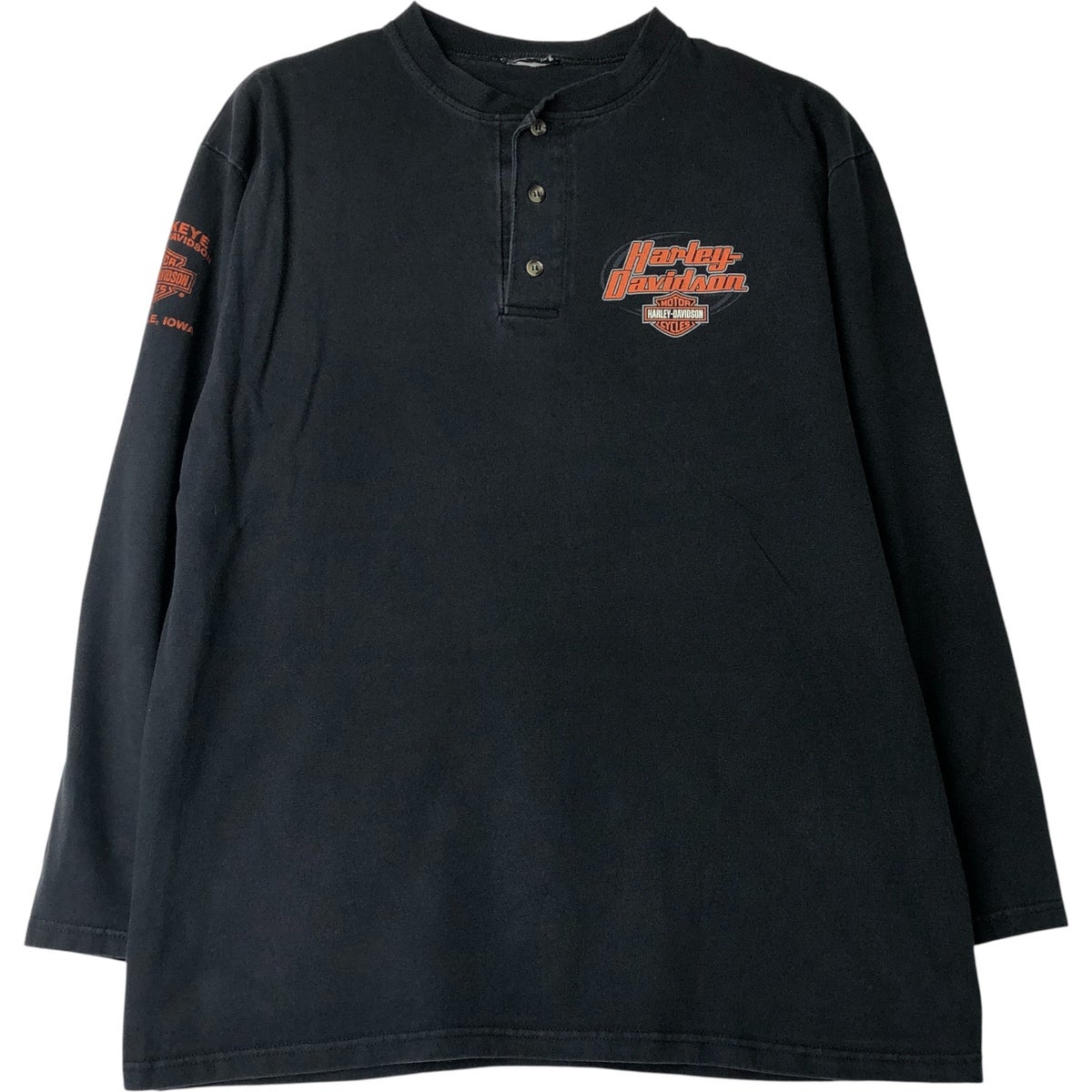 古着 ～90年代 ハーレーダビッドソン Harley-Davidson ヘンリーネック