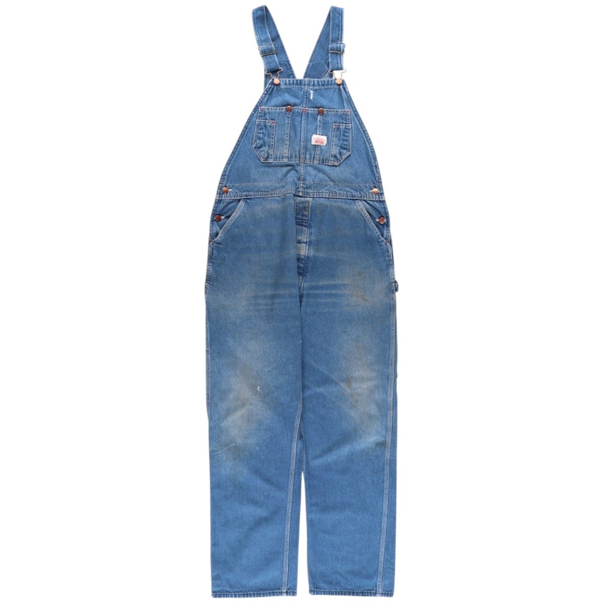 古着 ラウンドハウス Round House ダブルニー ダック オーバーオール