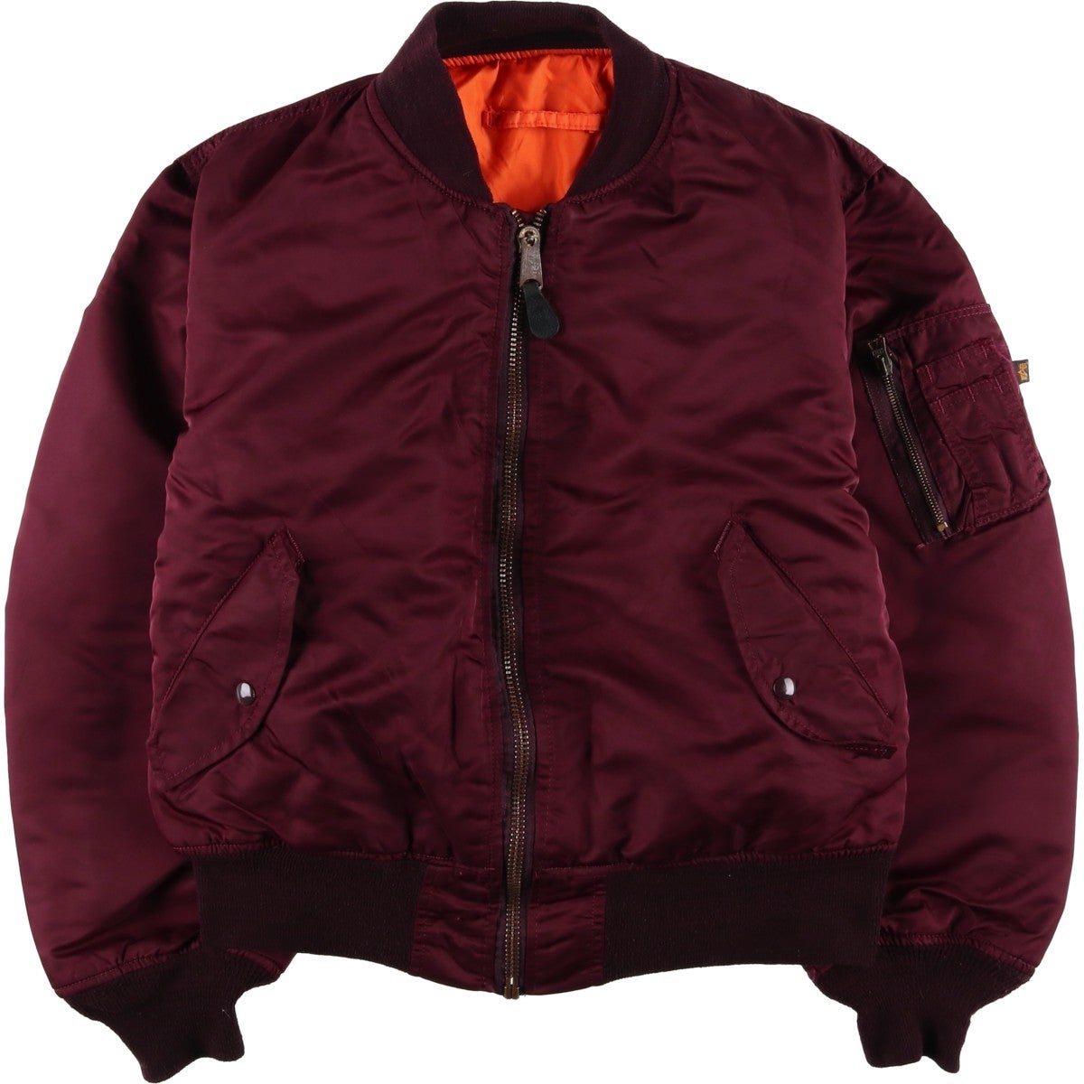 古着 90年代 民間品 アルファ ALPHA MA-1タイプ 中綿入り ミリタリー