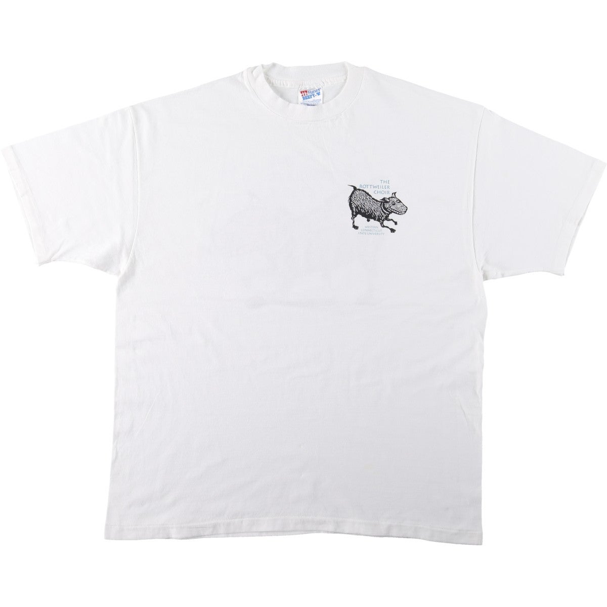 90s ロンT USA 企業物　ビンテージ　hanes beefy フェード 古着 90年代 ヘインズ Hanes BEEFY-T カレッジTシャツ USA製 メンズXL