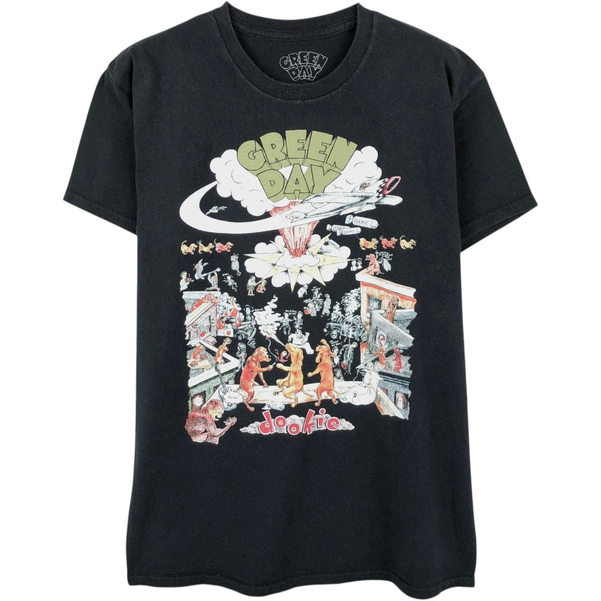 古着 GREEN DAY グリーンデイ バンドTシャツ バンT メンズM相当