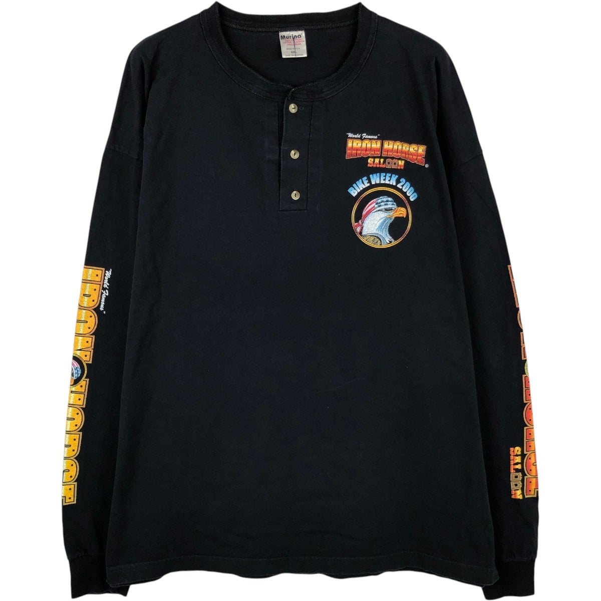 古着 エド ハーディー Ed Hardy ドクロ柄 スカル柄 ロングTシャツ ロン